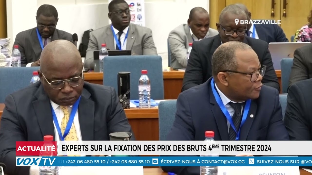Experts réunis pour la fixation des prix des bruts pour le 4ème trimestre 2024