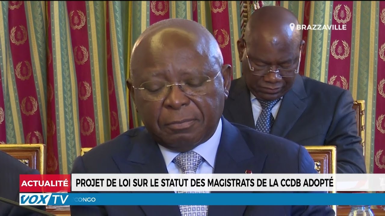 Projet de loi sur le statut des magistrats de la CCDB adopté