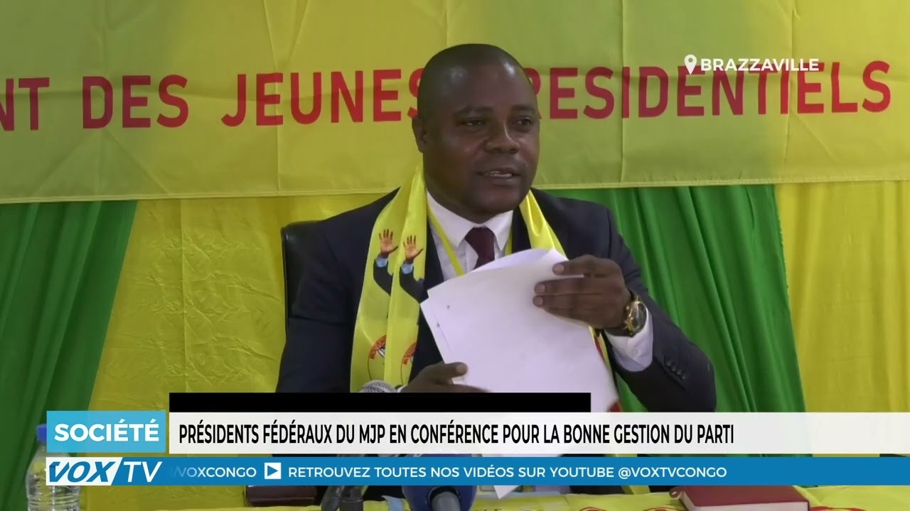 Présidents fédéraux du MJP en conférence pour la bonne gestion du parti