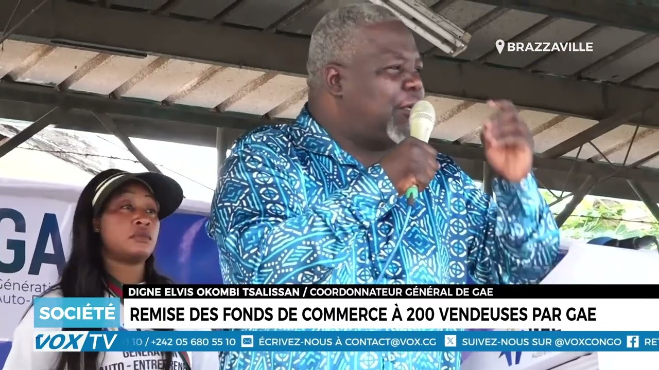 Remise des fonds de commerce à 200 vendeuses par GAE lors d’une cérémonie officielle