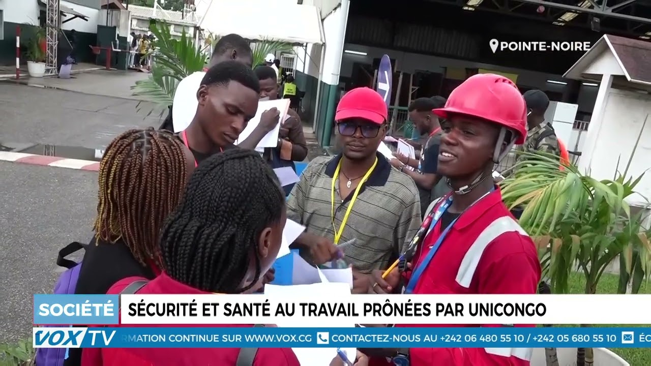 UNICONGO Sensibilise à la Sécurité et Santé au Travail