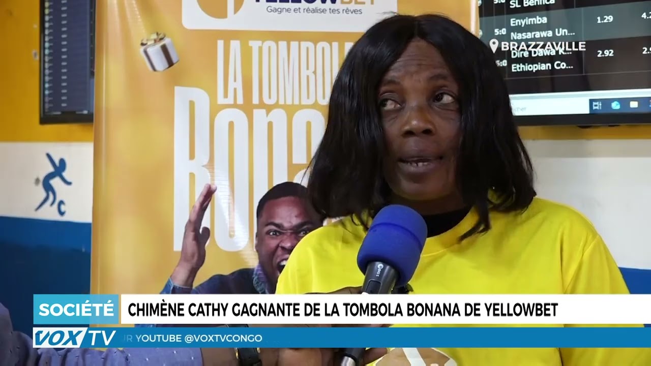 Chimène Cathy sacrée grande gagnante de la tombola Bonana organisée par Yellowbet