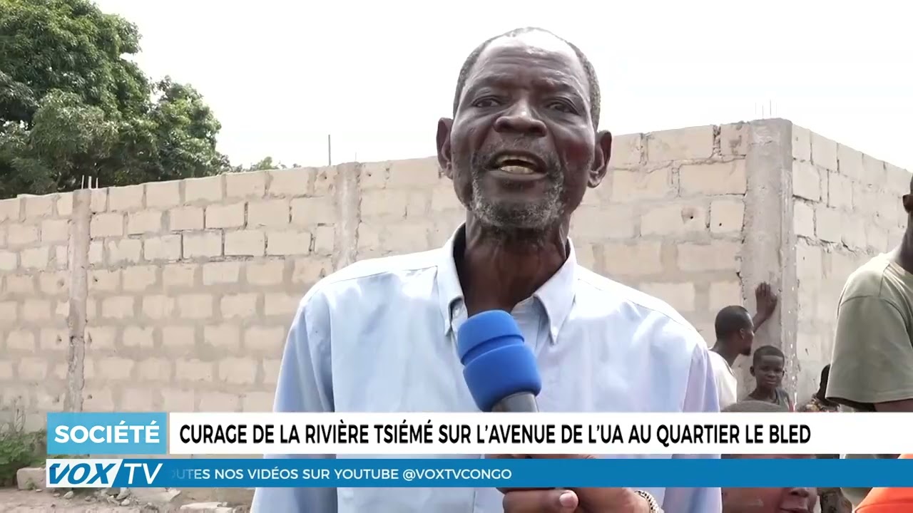 Curage de la rivière Tsiémé sur l’avenue de l’UA au quartier le Bled
