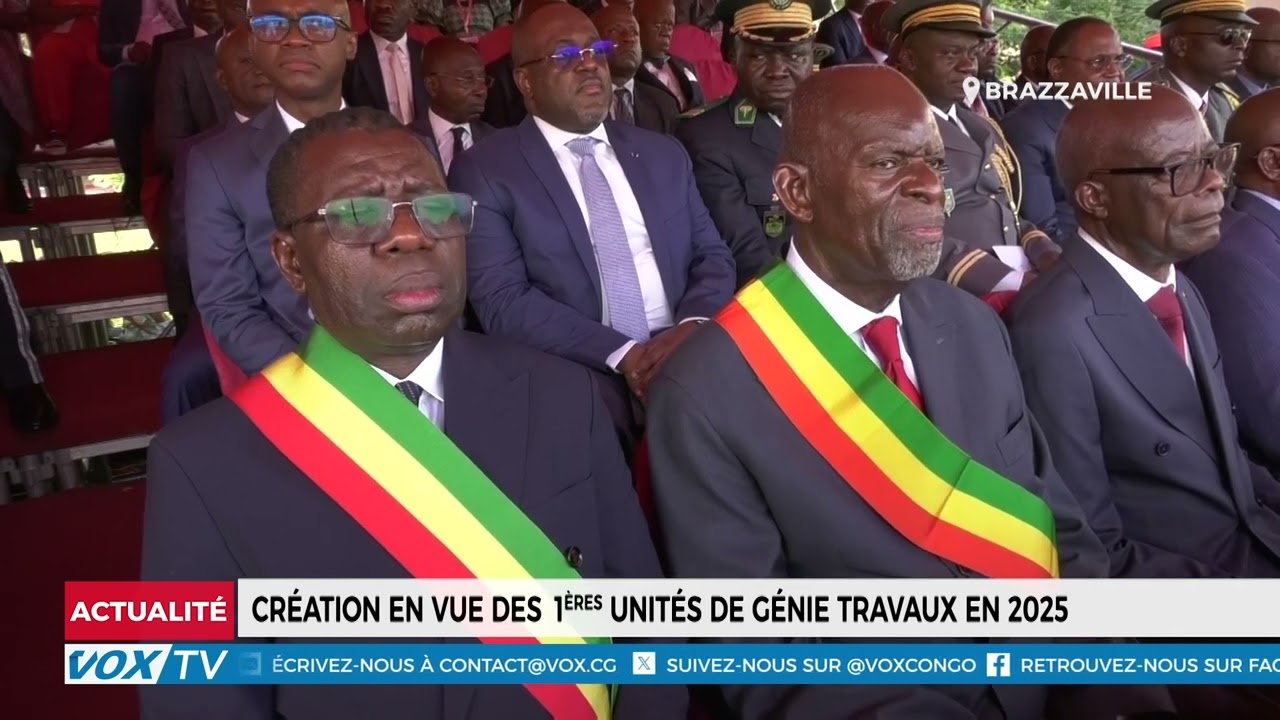 Création en vue des  1ères unités de génie travaux en 2025