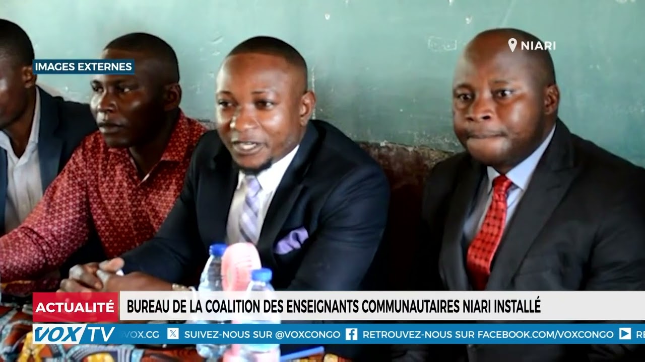 Bureau de la coalition des enseignants communautaires Niari installé