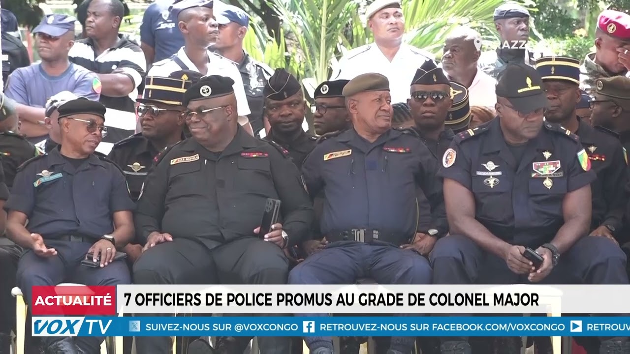 7 officiers de police promus au grade de colonel major