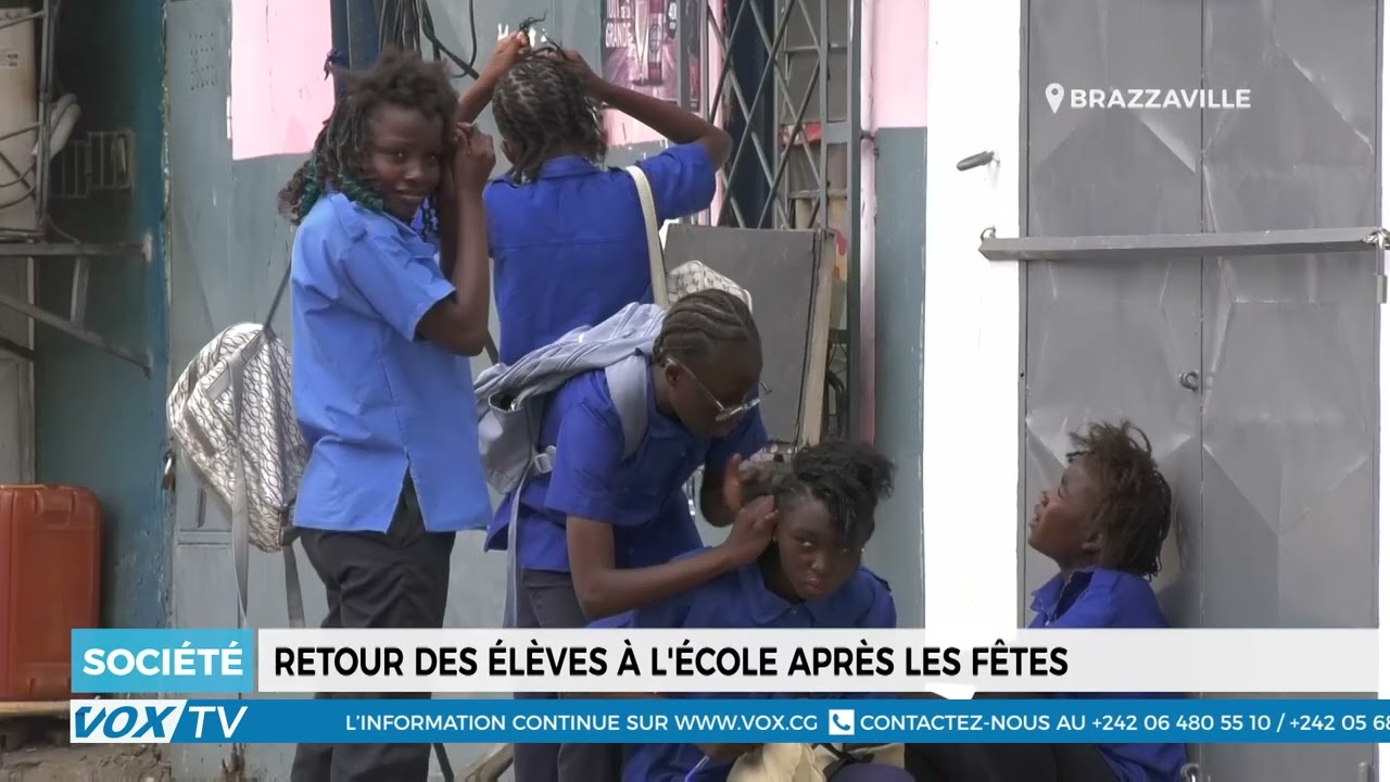 Retour à l’école  les élèves reprennent les cours après les fêtes