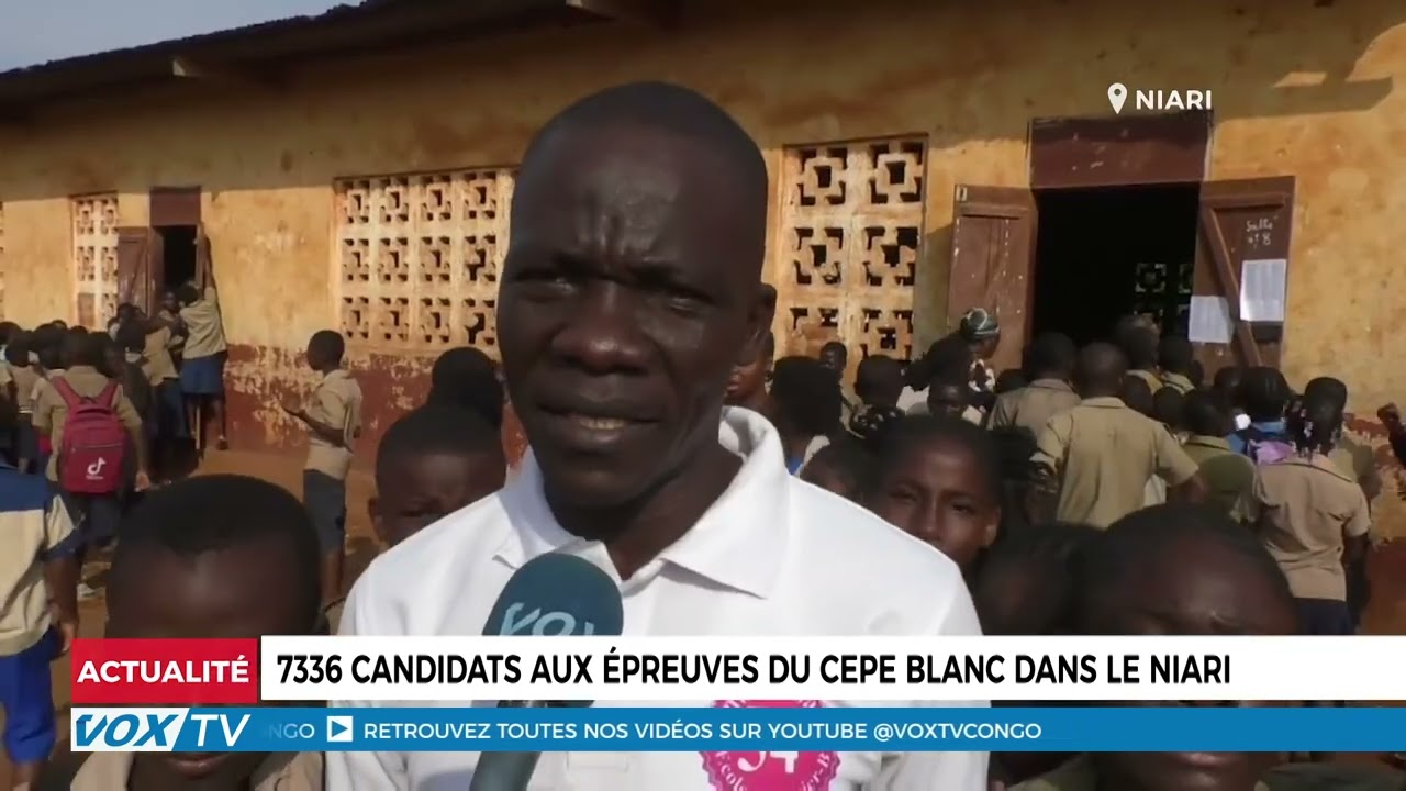 7 336 candidats affrontent les épreuves du CEPE blanc dans le Niari