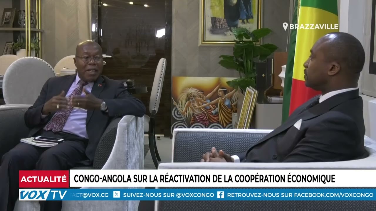 Le Congo et l&rsquo;Angola s&rsquo;engagent à réactiver leur partenariat économique au bénéfice des deux nations