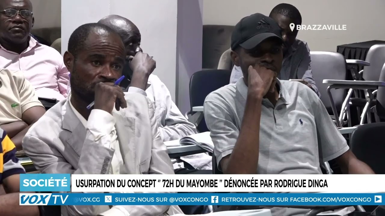 Rodrigue DINGA dénonce l&rsquo;usurpation des « 72h du Mayombe