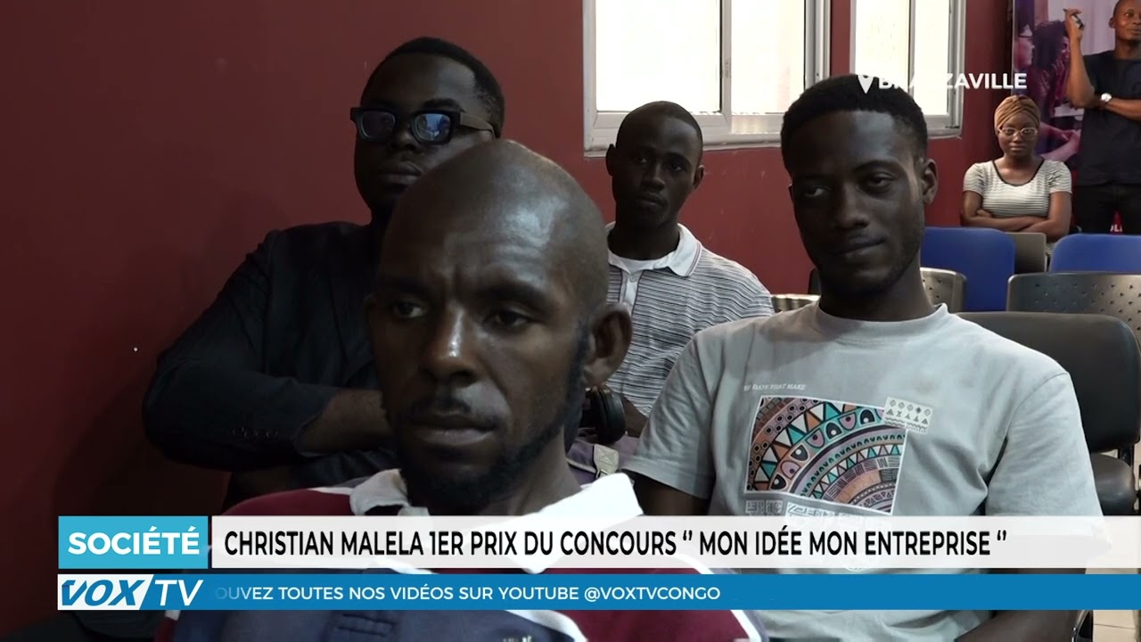 Christian Malela remporte le premier prix du concours « Mon idée, mon entreprise »