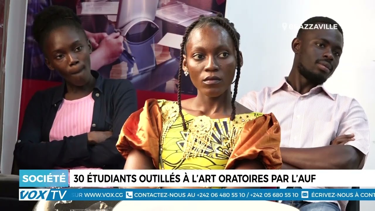 30 étudiants outillés à l’art oratoires par l’AUF