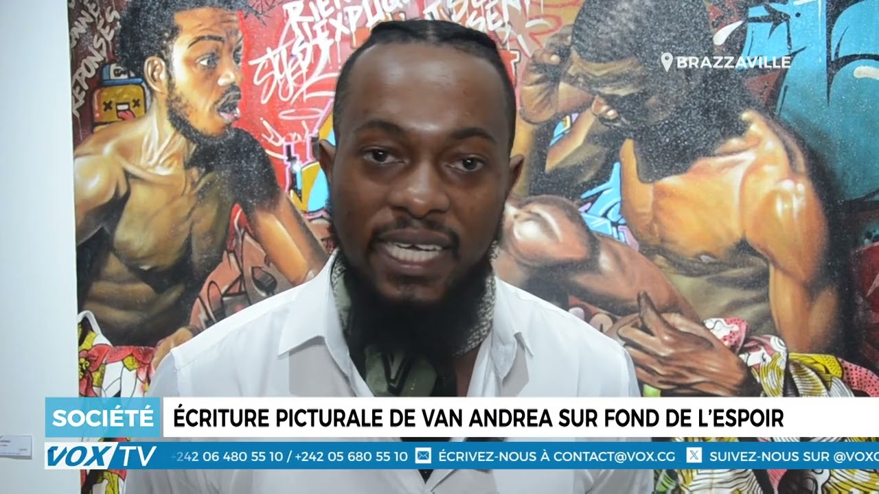 Écriture picturale de Van Andrea sur fond de l’espoir