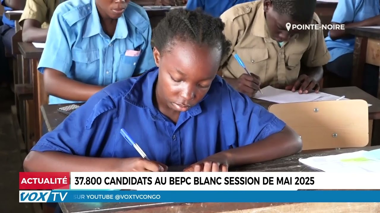 37 800 candidats au BEPC blanc session de mai 2025