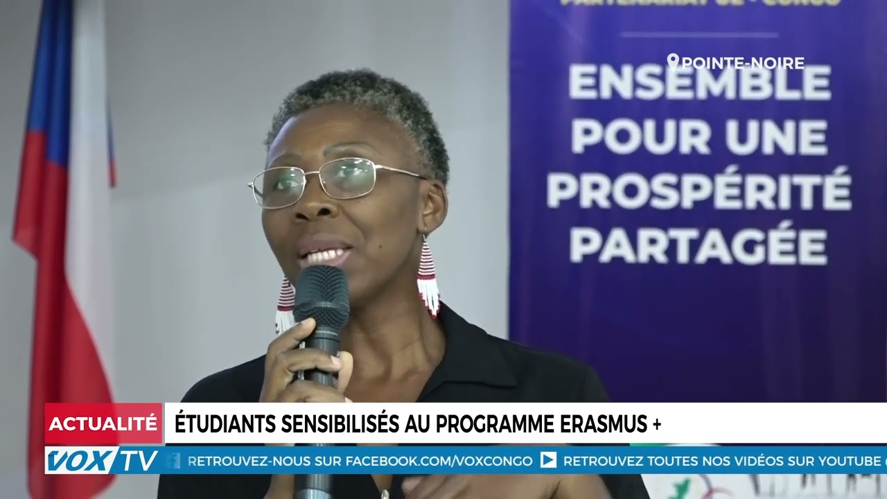 Des étudiants congolais sensibilisés aux opportunités du programme Erasmus+