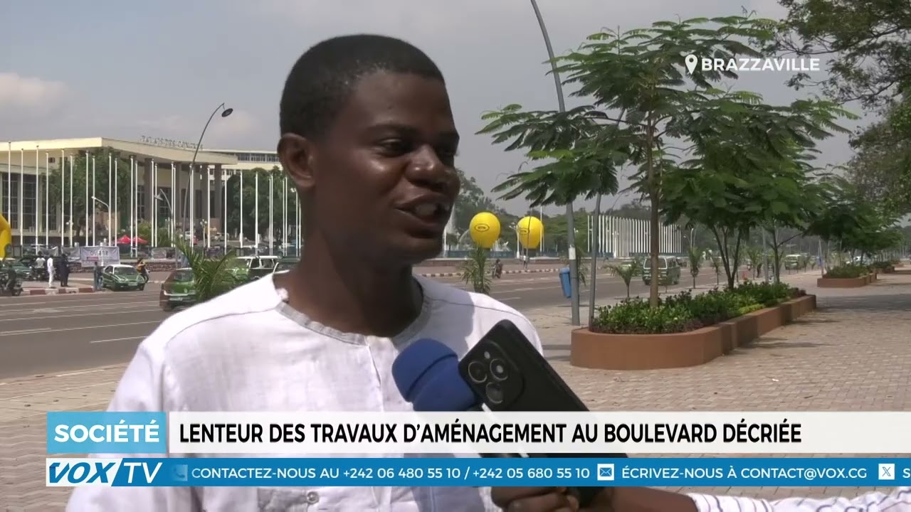 Lenteur des travaux d’aménagement au Boulevard décriée