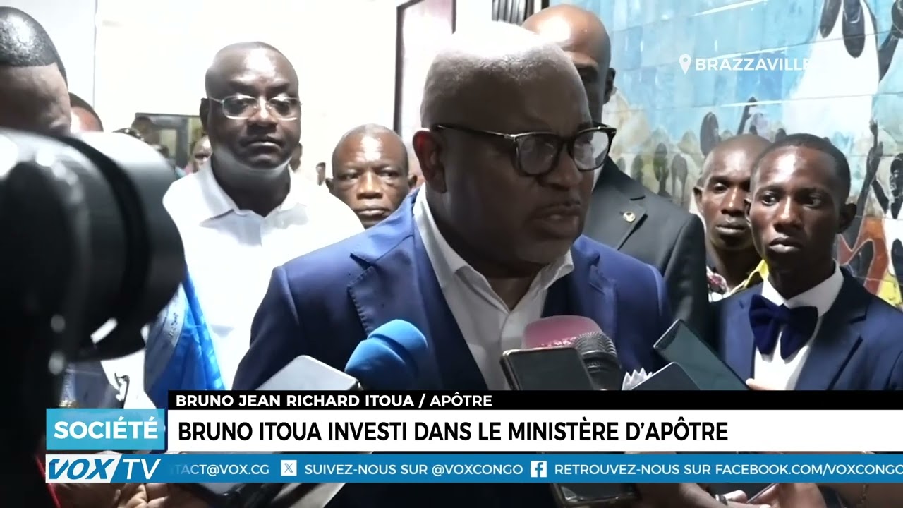 Bruno Itoua investi dans le ministère d’Apôtre