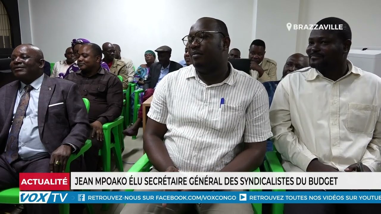 Jean Mpoako élu secrétaire général des syndicalistes du budget