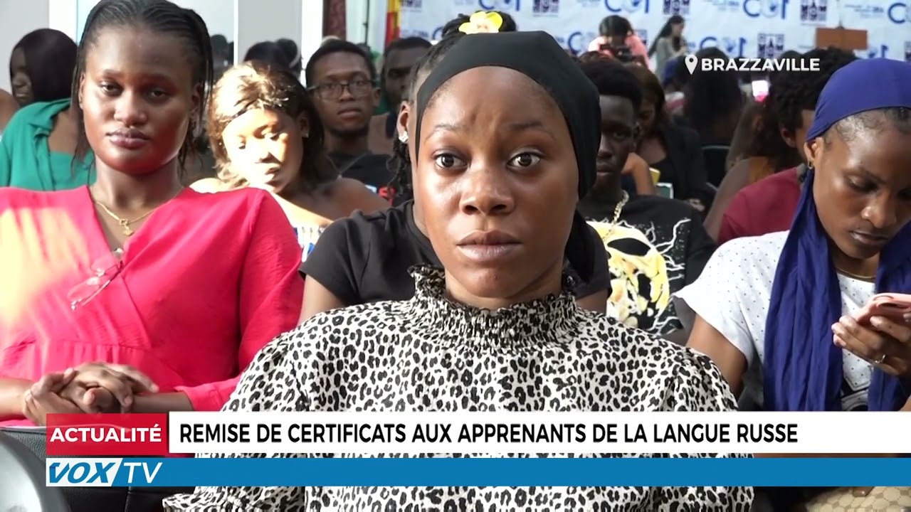 Remise certificats apprenants russe