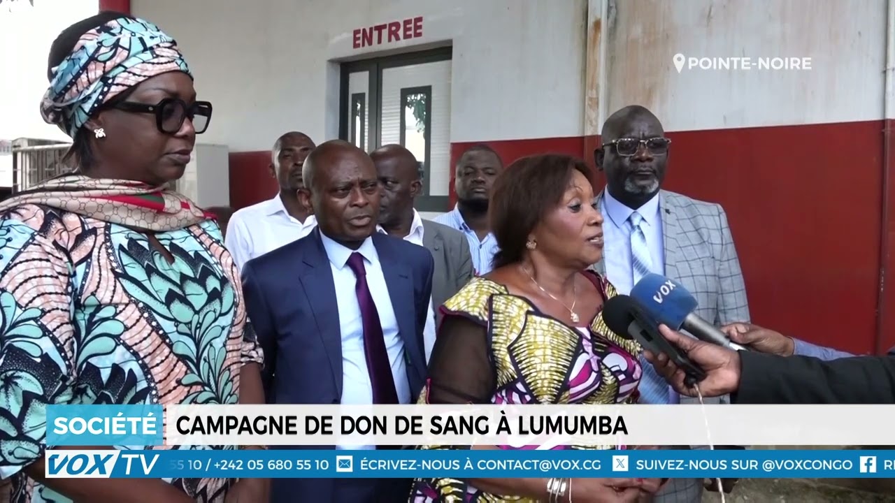 La communauté de Lumumba appelée à participer au don de sang