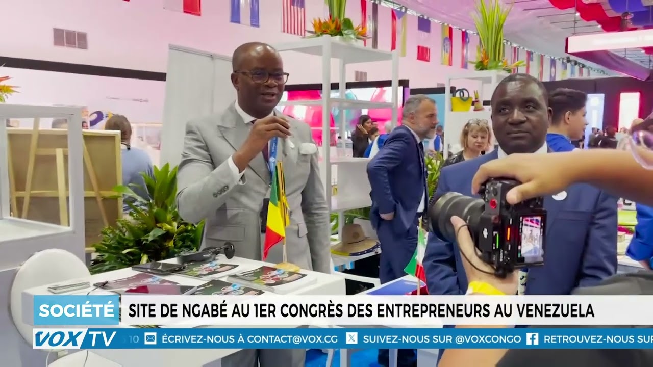 Site de ngabé au 1er congrès des entrepreneurs au venezuela