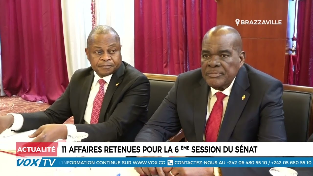 11 Affaires retenues pour la 6ème session du sénat