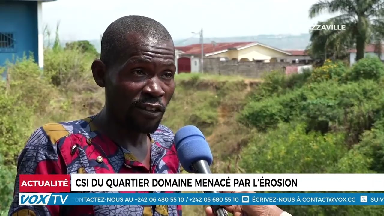 Le CSI du quartier Domaine gravement menacé par l&rsquo;érosion