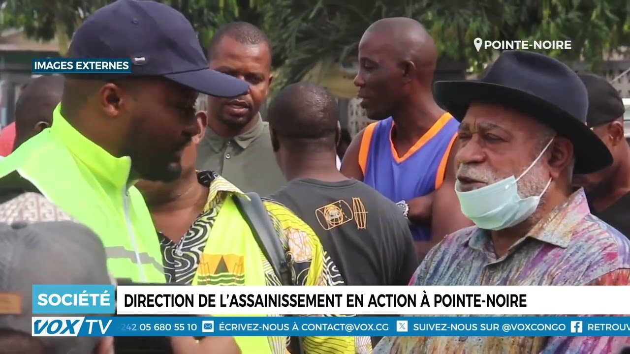 Direction de l’Assainissement en action à Pointe Noire
