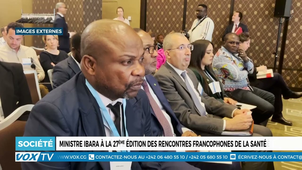 Jean Rosaire Ibata à la 27ème édition des rencontres francophones de la santé