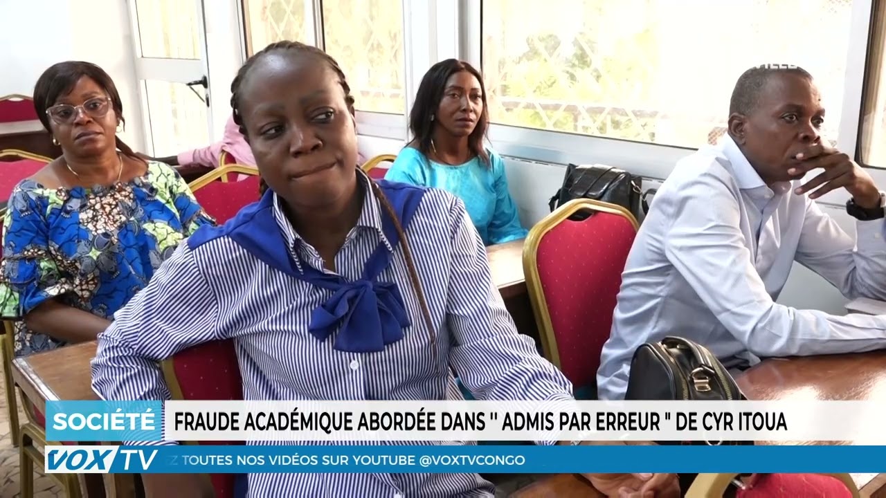 Fraude académique abordée dans  » Admis par erreur de Cyr Itoua