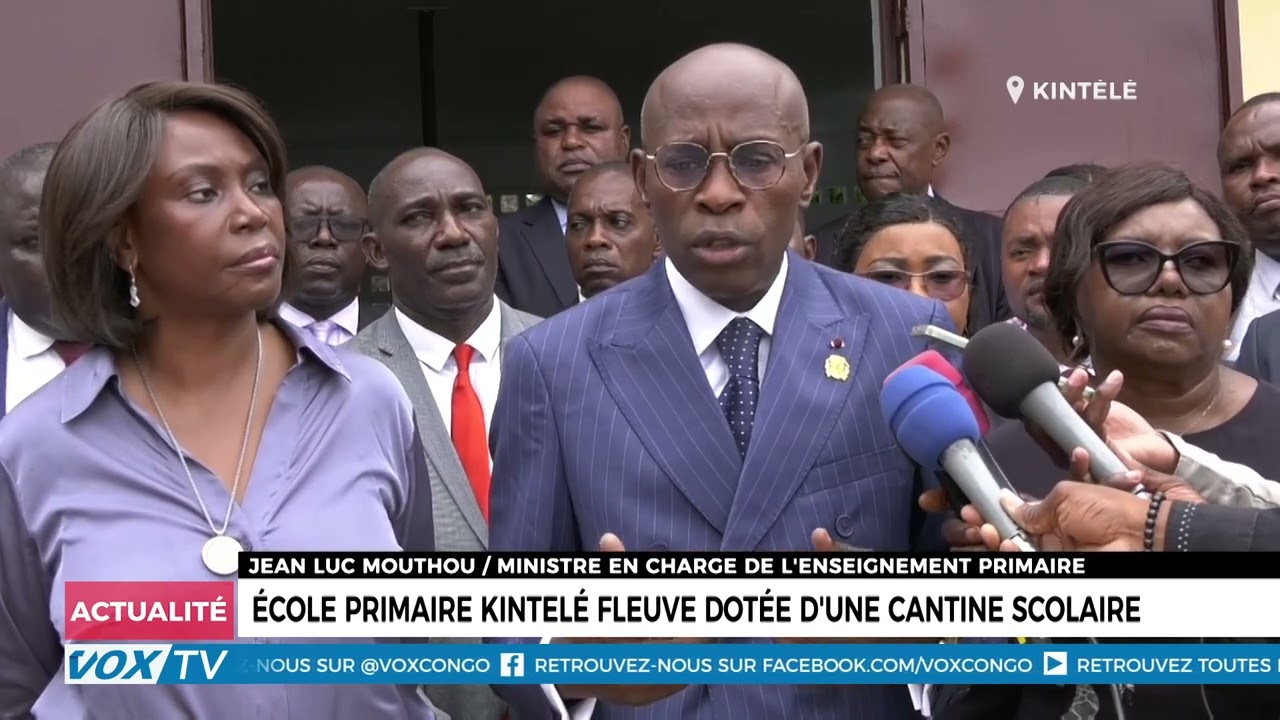 École primaire Kintelé fleuve dotée d&rsquo;une cantine scolaire
