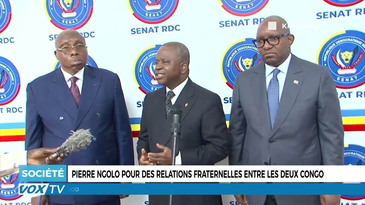Pierre Ngolo pour des relations fraternelles entre les deux Congo