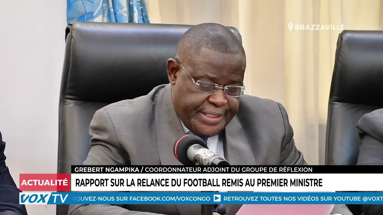 Rapport sur la relance du football remis au Premier ministre