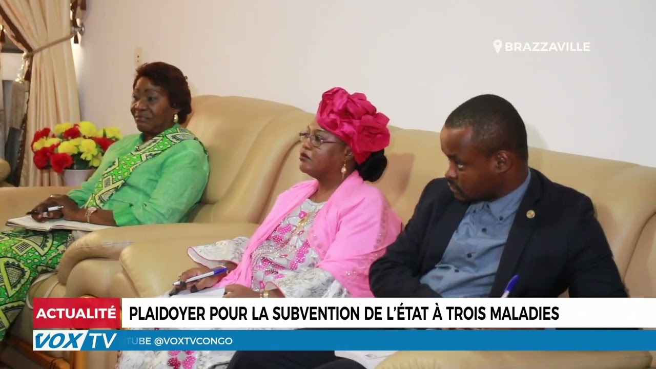 Plaidoyer pour la subvention étatique de trois maladies prioritaires.