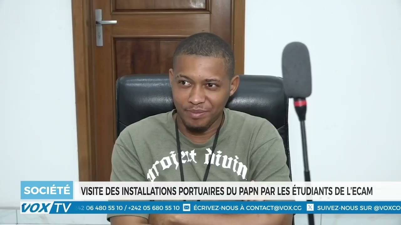 Visite des installations portuaires du PAPN par les étudiants de l&rsquo;ECAM