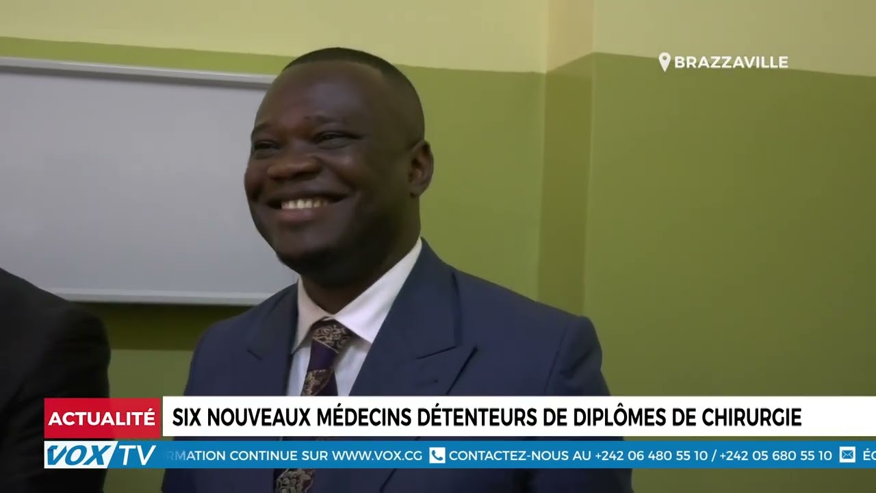 Six nouveaux médecins détenteurs de diplômes de chirurgie