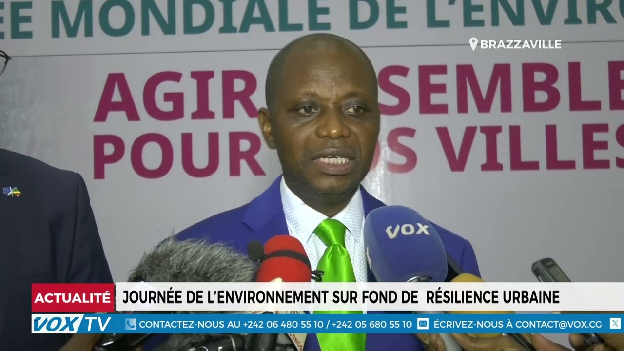 La Journée de l&rsquo;Environnement célébrée sous le signe de la résilience urbaine à Brazzaville