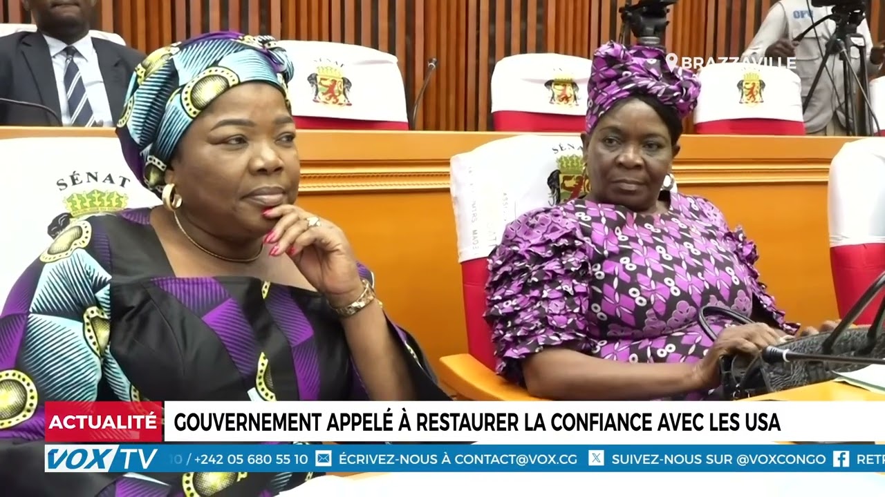 Le gouvernement congolais appelé à restaurer la confiance avec les USA.