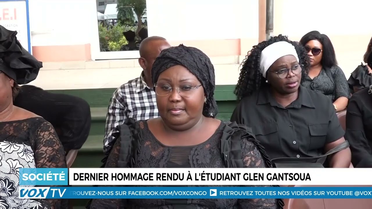 Dernier hommage rendu à l&rsquo;étudiant Glen Gantsoua