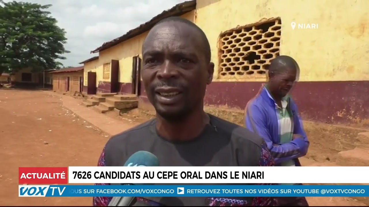 7626 candidats au CEPE oral dans le Niari