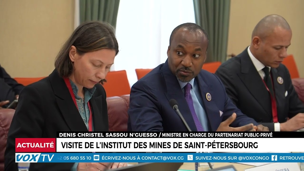Le Ministre  de la Coopération en visite à l&rsquo;Institut des Mines de Saint-Pétersbourg