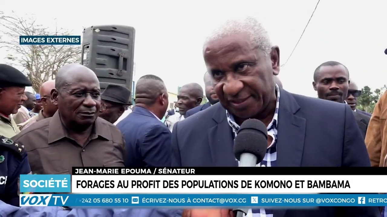 Forages au profit des populations de Komono et Bambama