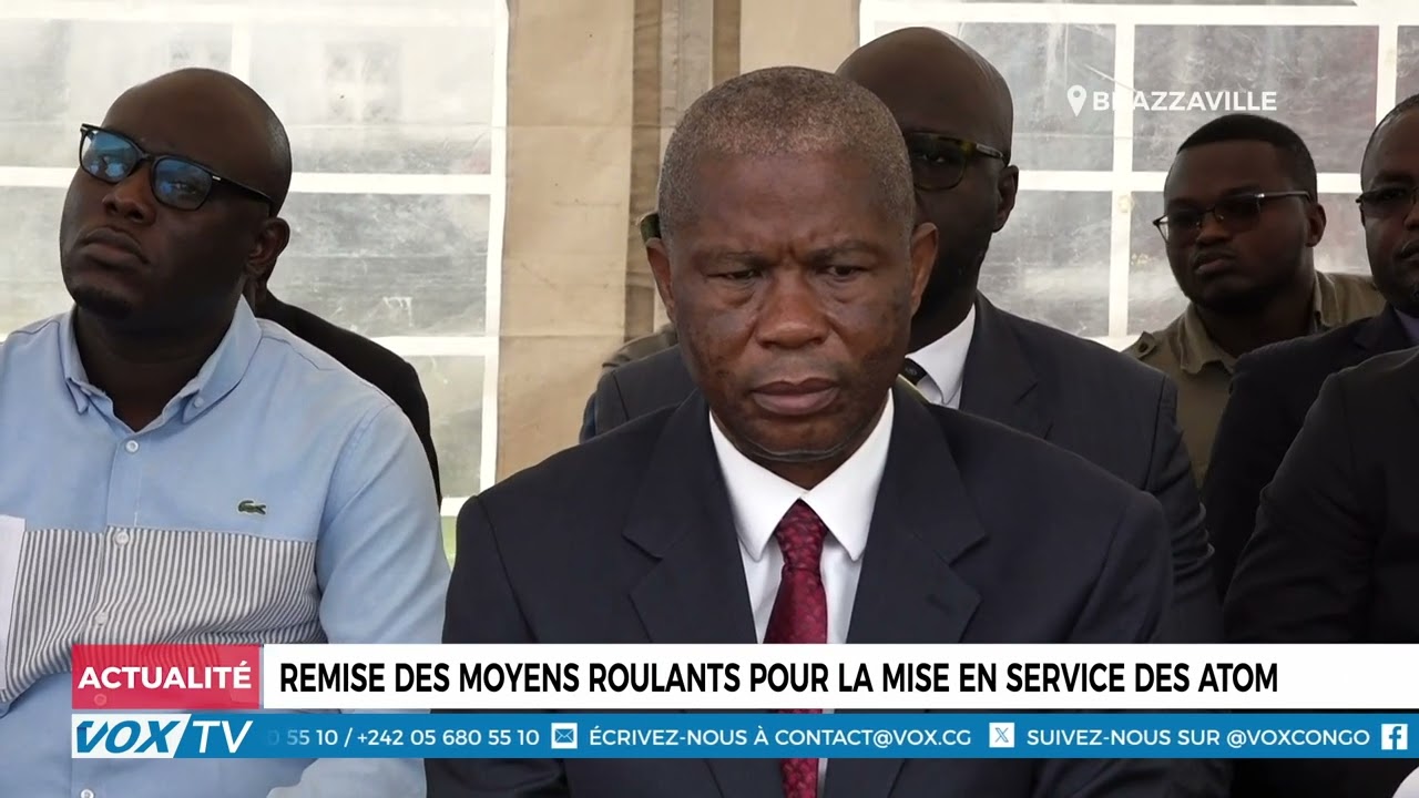 Remise des moyens roulants pour la mise  en service  des ATOM