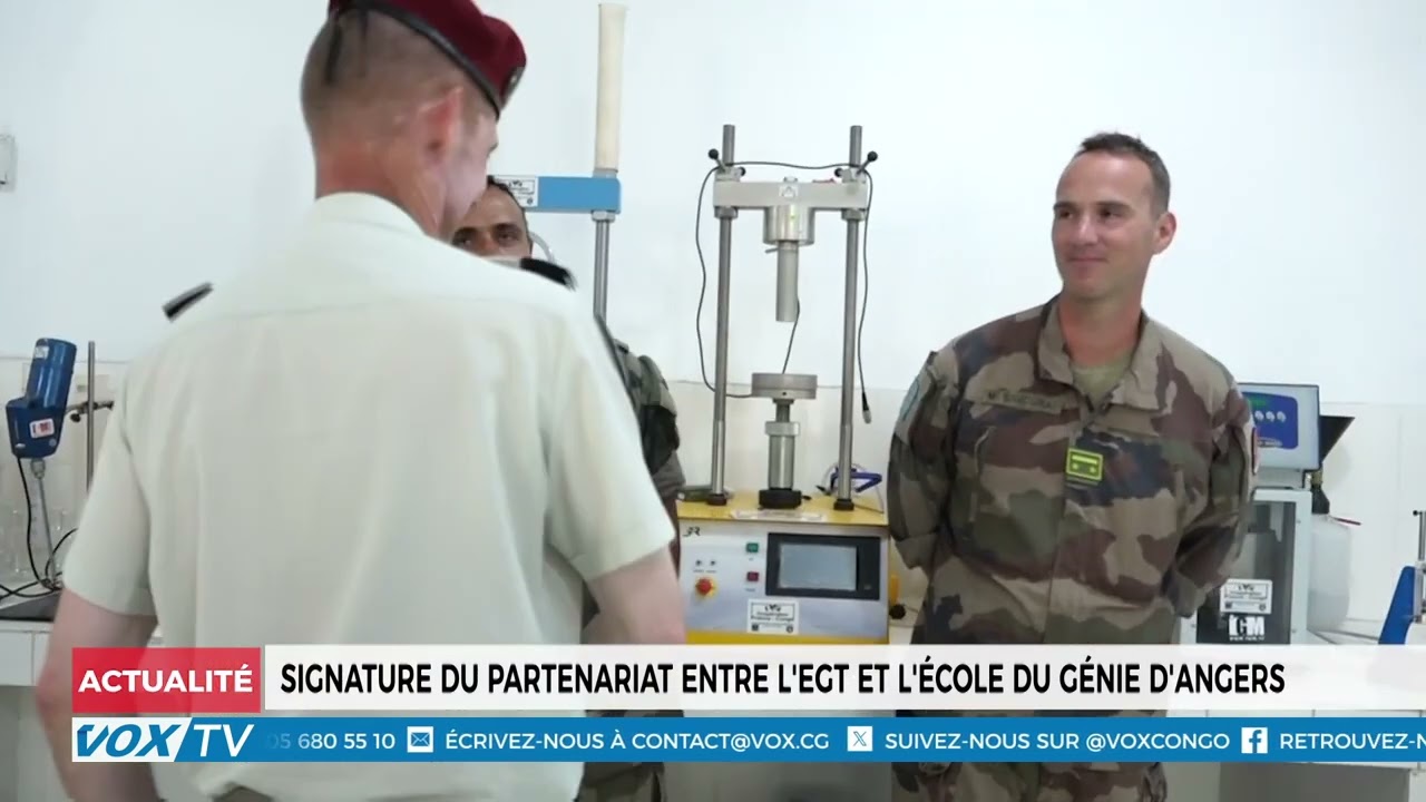 Partenariat signé entre l&rsquo;EGT de Brazzaville et l&rsquo;École du Génie d&rsquo;Angers.
