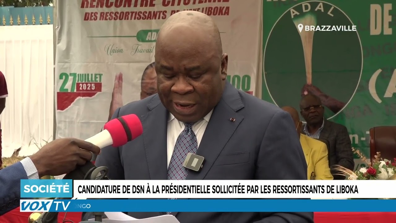 Candidature de DSN à la présidentielle sollicitée par les ressortissants de liboka