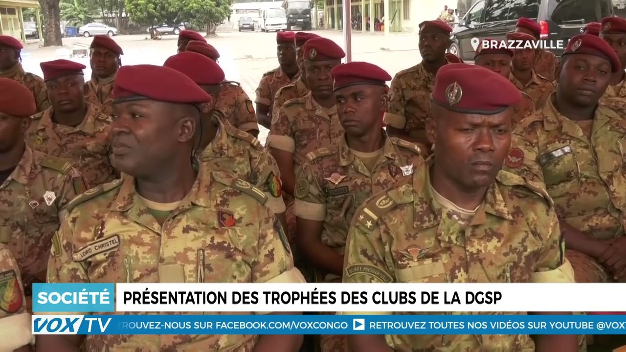 Présentation des Trophées des Clubs de la DGSP au Congo