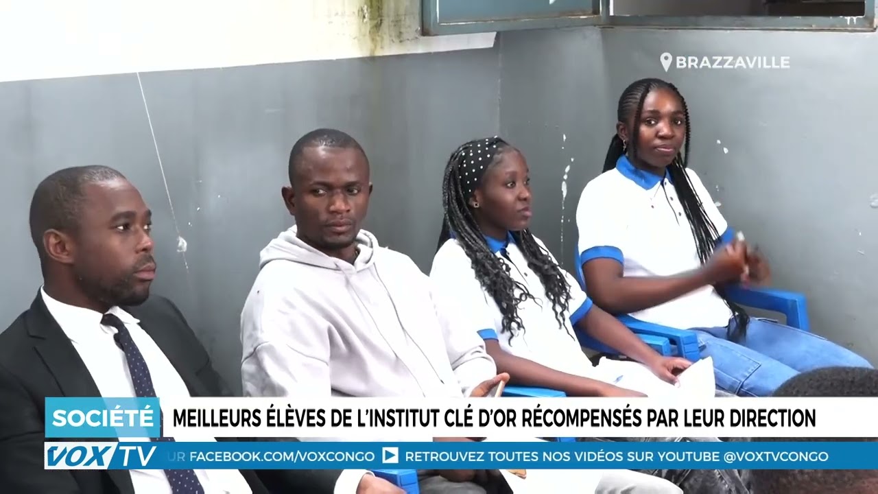 Meilleurs élèves de l’institut clé d’or récompensés par leur direction