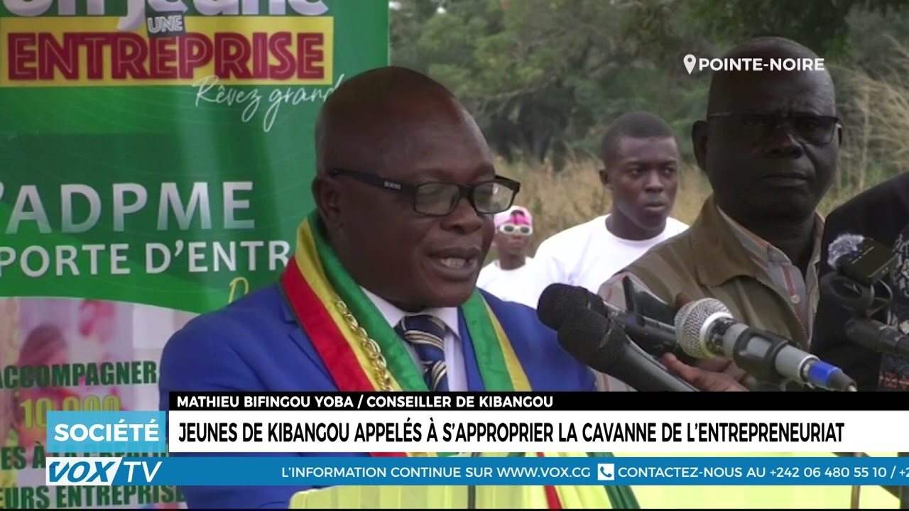 Les jeunes de Kibangou appelés à s&rsquo;approprier la caravane de l&rsquo;entrepreneuriat