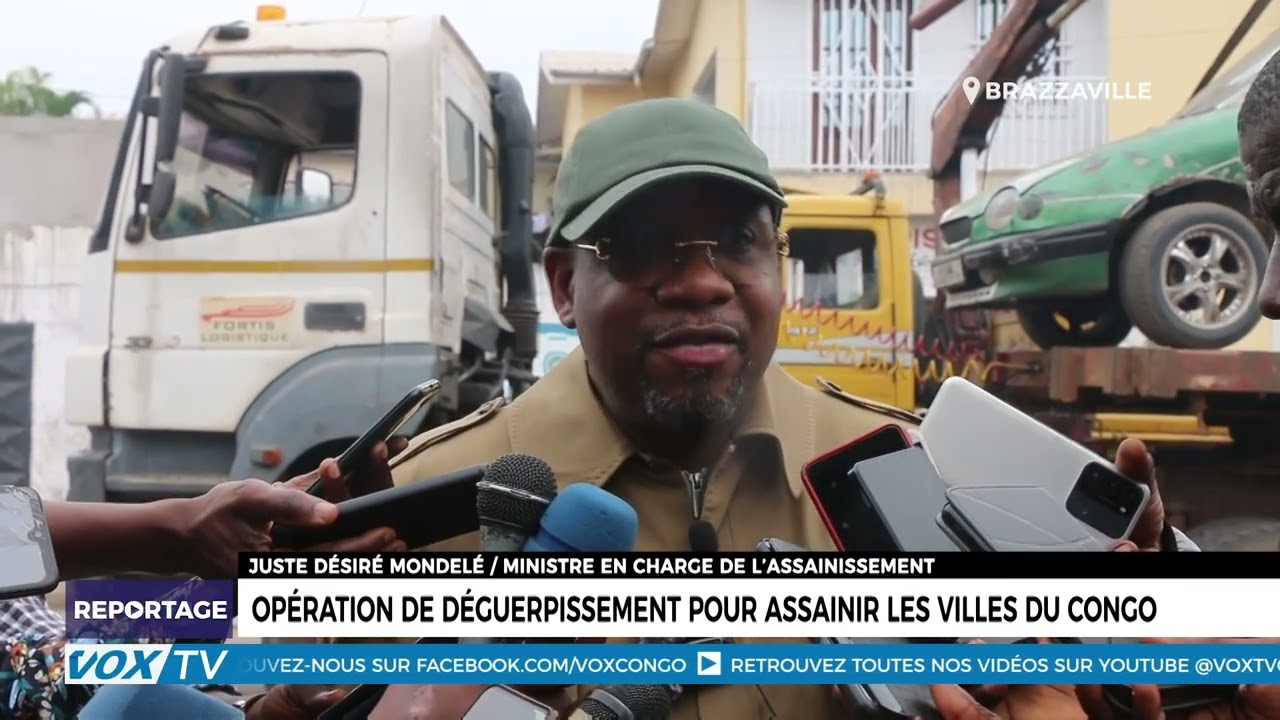 Opération de déguerpissement pour assainir les villes du Congo