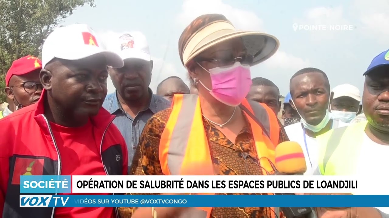 Opération de salubrité lancée dans les espaces publics de Loandjili